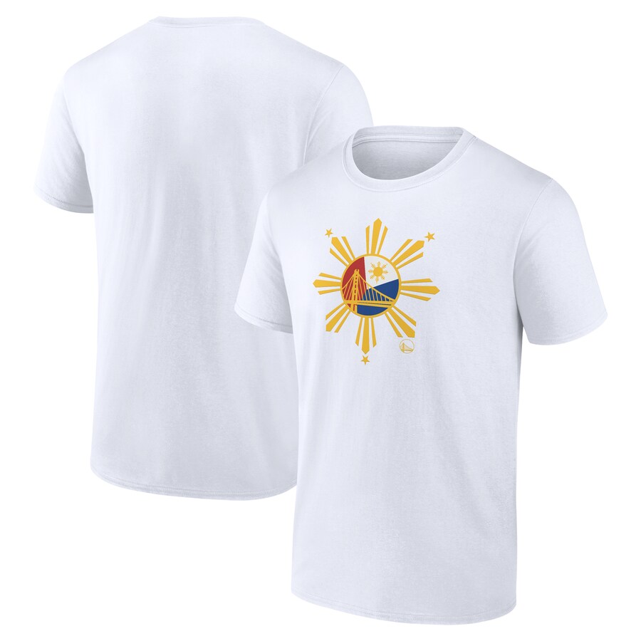 Men's Golden State Warriors  White Heritage T-Shirt