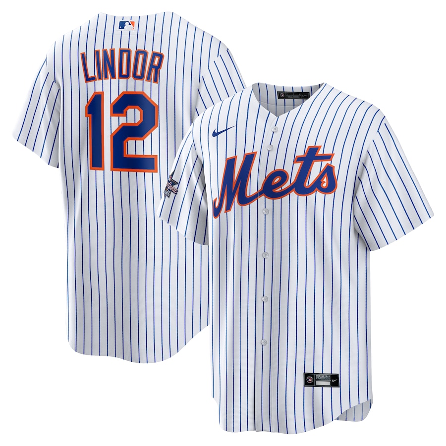 Youth New York Mets Francisco Lindor Nike White 2025 MLB All-Star Game Home Replica Player Jersey