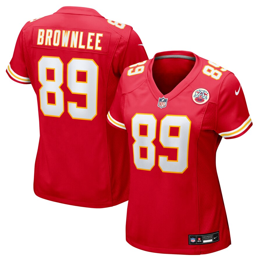 Women's Kansas City Chiefs Jason Brownlee Nike Red Team Game Jersey