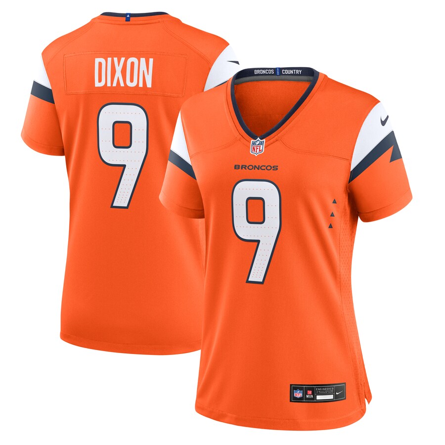 Women's Denver Broncos Riley Dixon Nike Orange Team Game Jersey