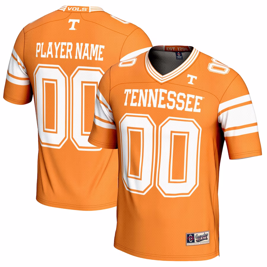 Tennessee Volunteers GameDay Greats NIL Pick-A-Player Football Jersey - Tennessee Orange