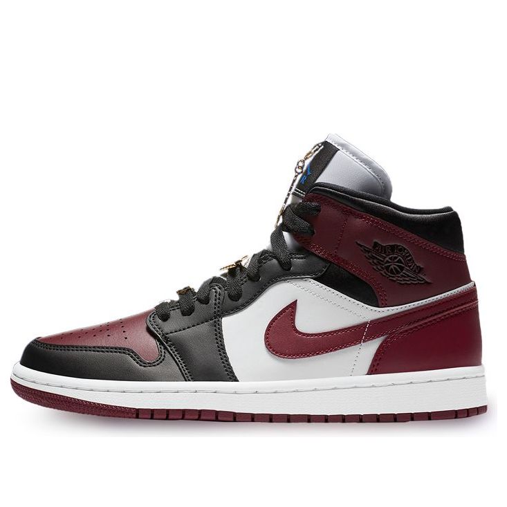 womens jordan 1 mid se gold pendants