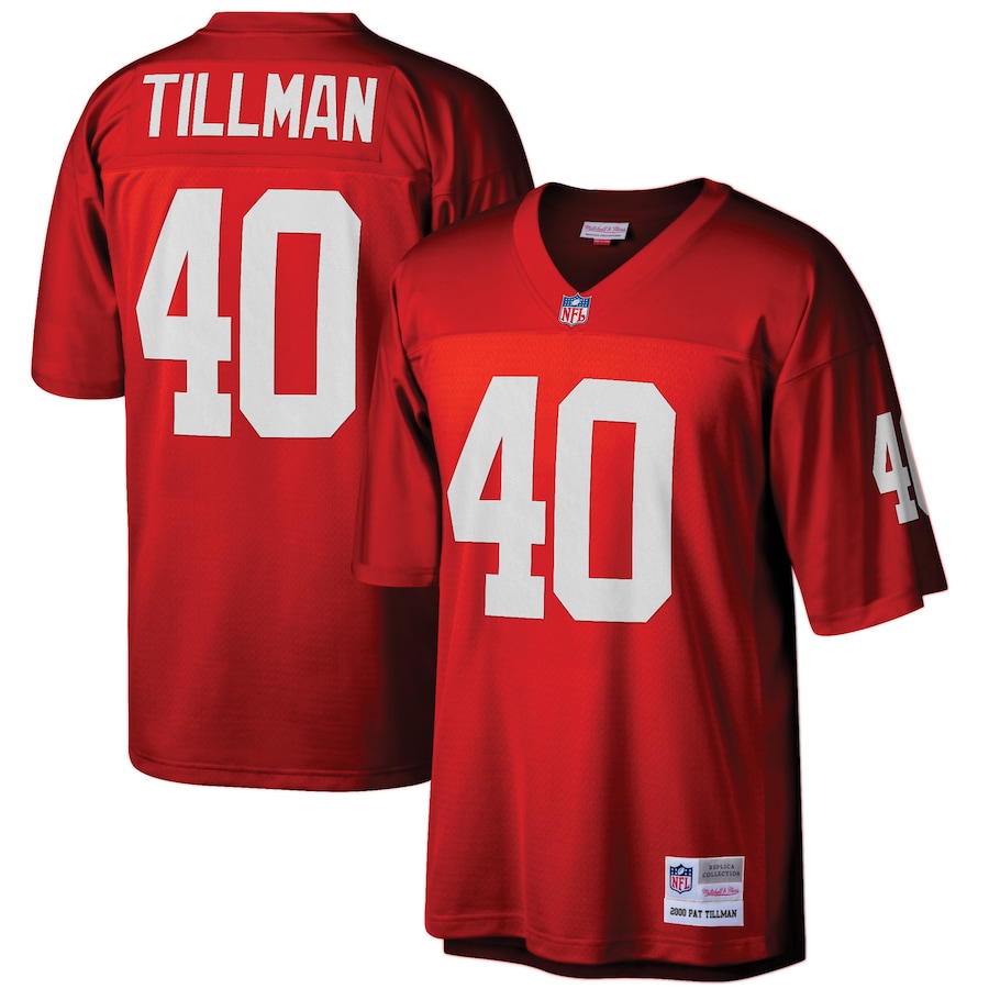 Men's Arizona Cardinals Pat Tillman Mitchell & Ness Cardinal Big & Tall 2000 Retired Player Replica Jersey