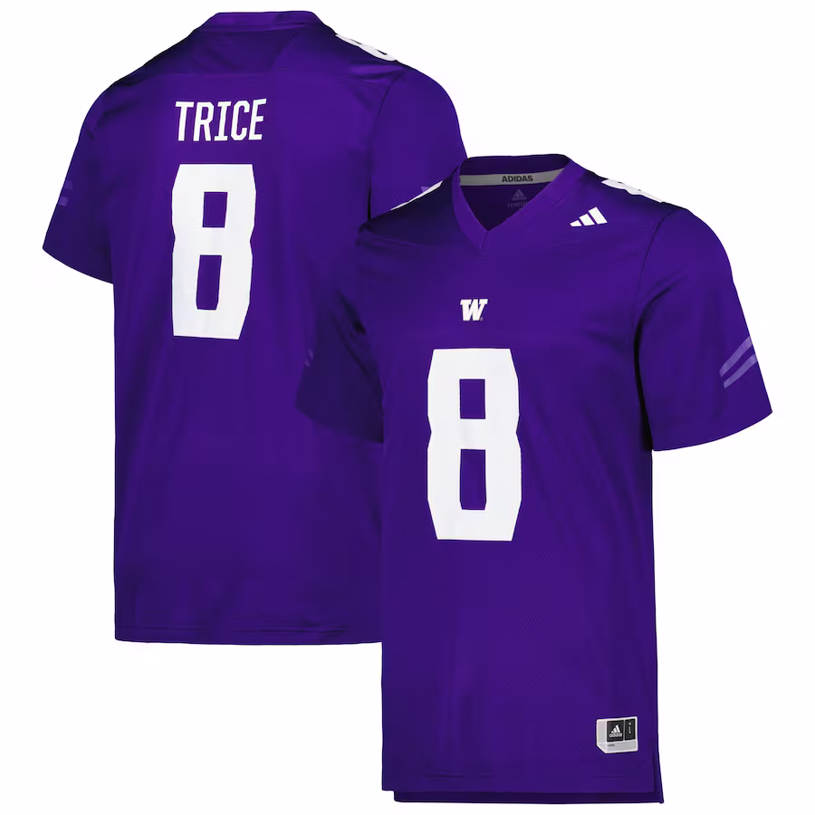 Bralen Trice Washington Huskies adidas Replica Football Jersey - Purple