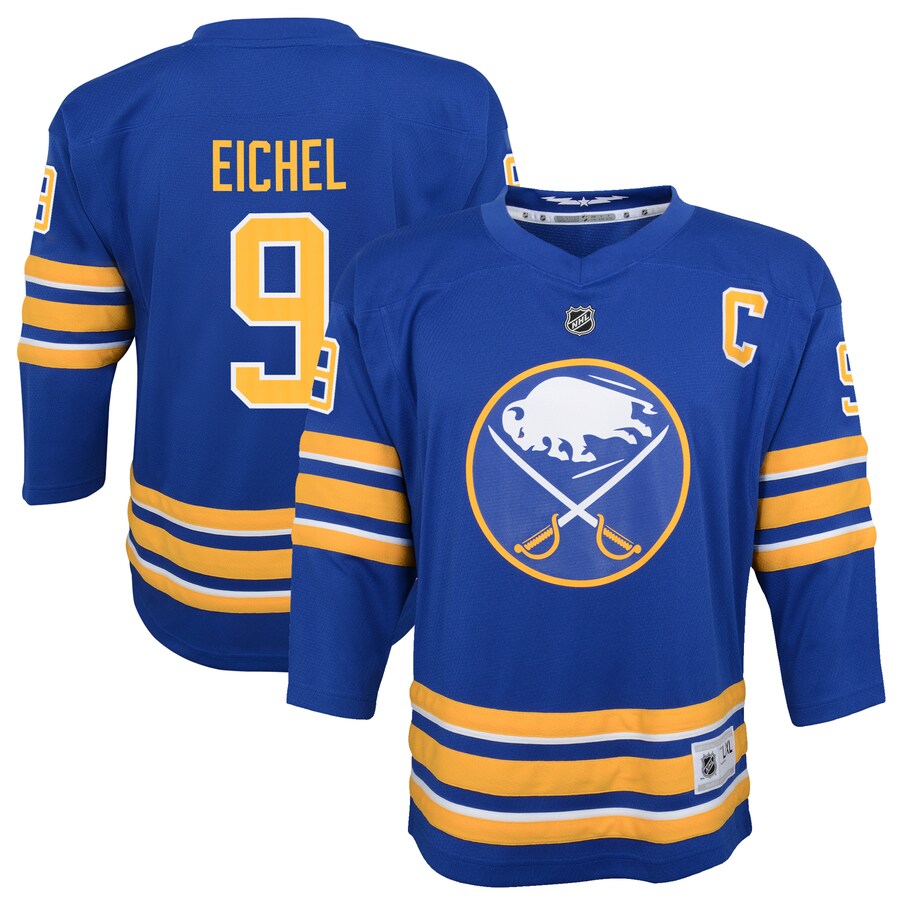 Youth Buffalo Sabres Jack Eichel Royal Home Replica Player Jersey