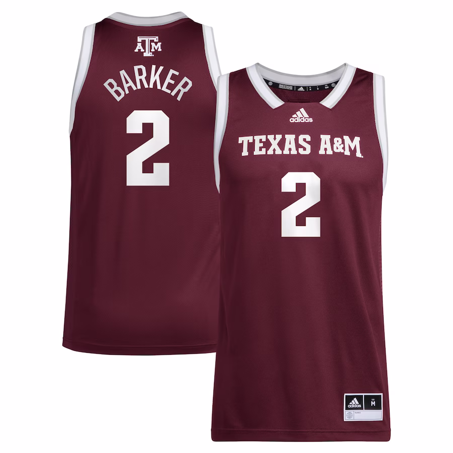 Janiah Barker Texas A&M Aggies adidas Unisex NIL Women's Basketball Jersey - Maroon