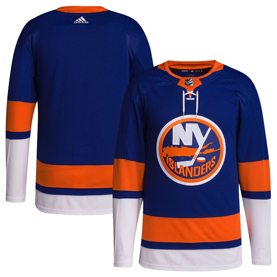 Men's New York Islanders adidas Royal Home Primegreen Authentic Pro Blank Jersey