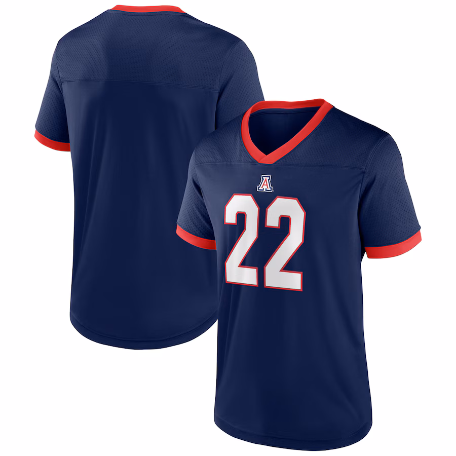 Men's Navy Arizona Wildcats The Cut Football Jersey