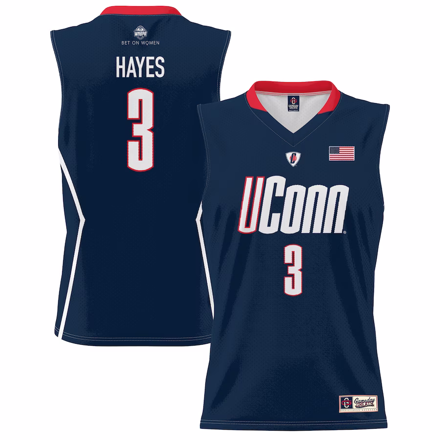 Tiffany Hayes UConn Huskies GameDay Greats Youth Lightweight Basketball Alumni Jersey - Navy