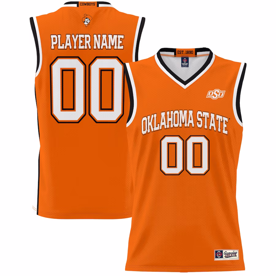 Oklahoma State Cowboys GameDay Greats Youth NIL Pick-A-Player Lightweight Basketball Jersey - Orange