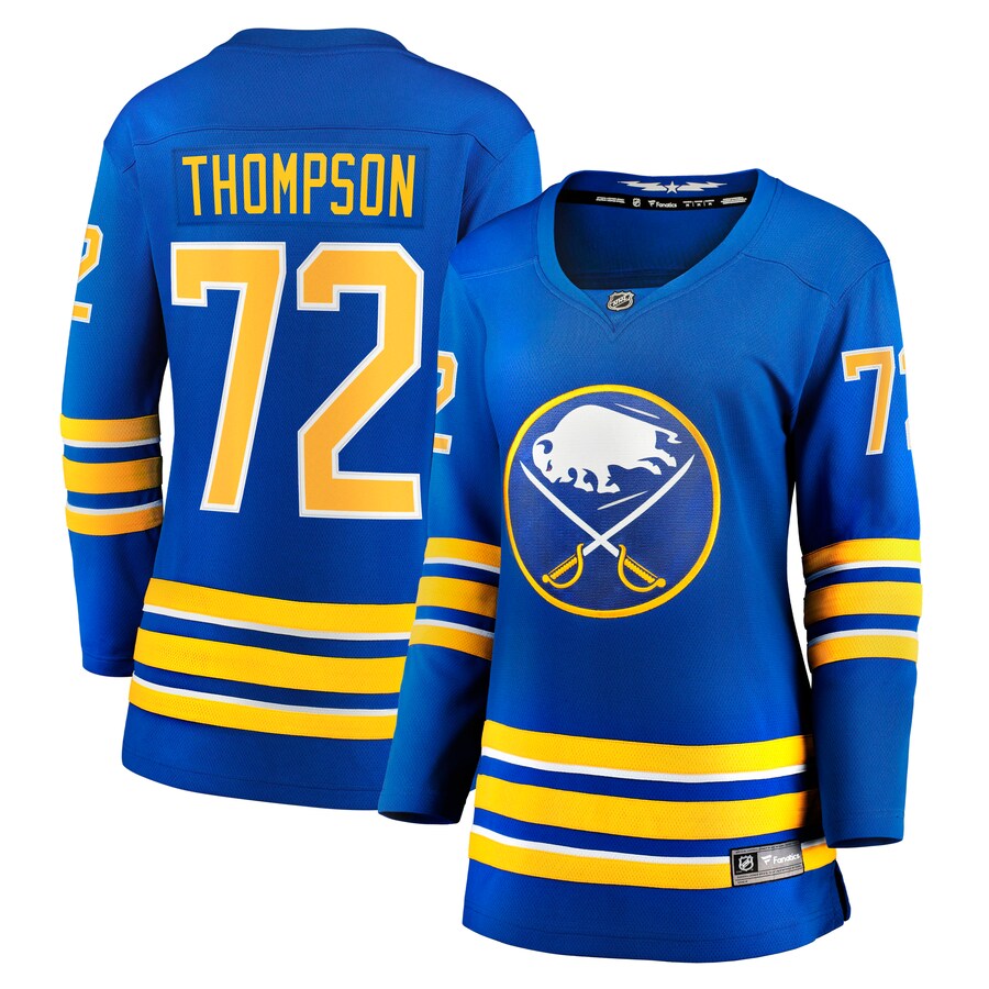 Women's Buffalo Sabres Tage Thompson Fanatics Branded Royal Home Breakaway Player Jersey