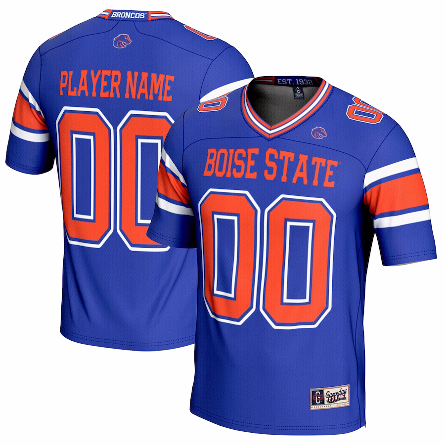 Boise State Broncos GameDay Greats Youth  NIL Pick-A-Player Football Jersey – Royal