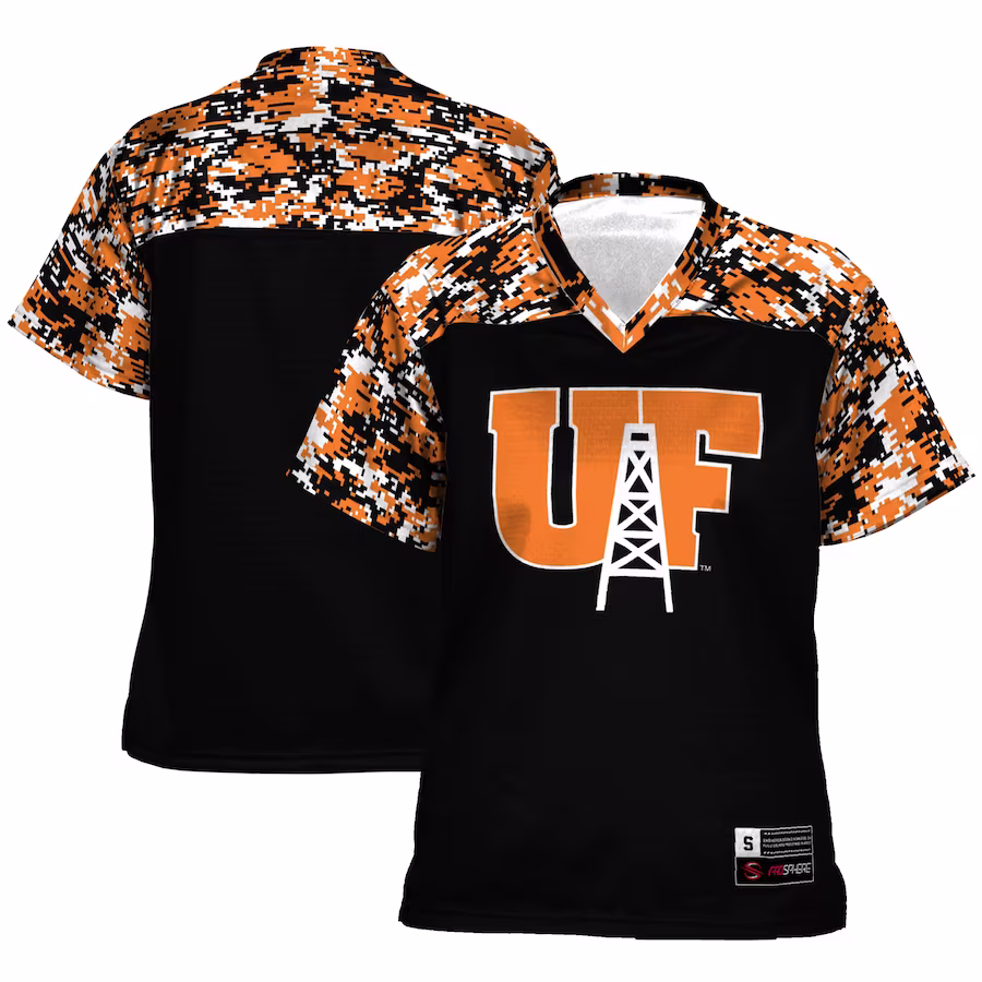 Findlay Oilers GameDay Greats Women's Camo Football Jersey - Black
