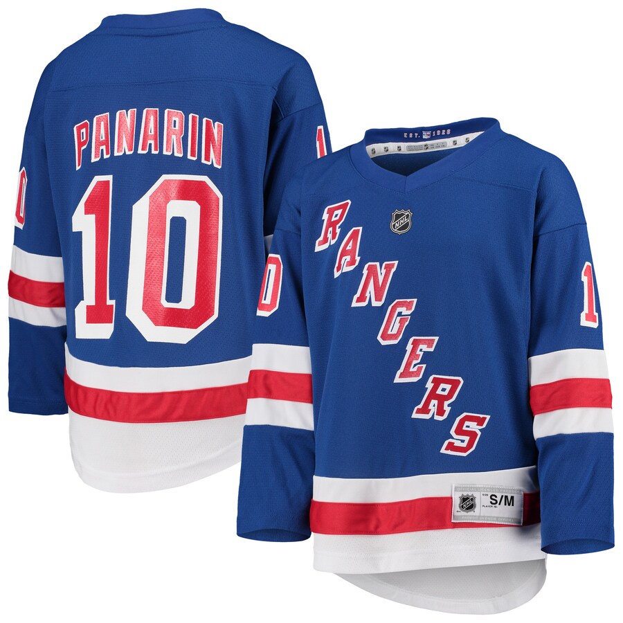 Youth New York Rangers Artemi Panarin Blue Home Replica Player Jersey