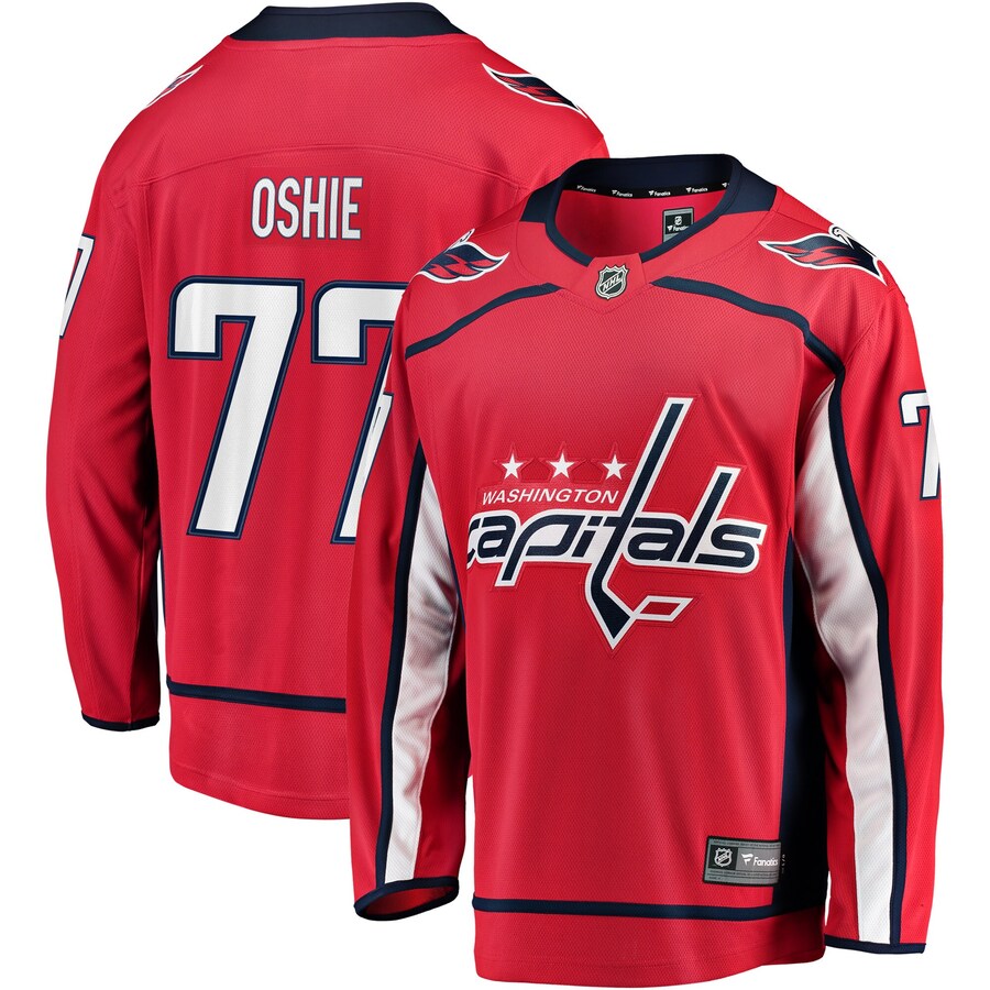 Youth Washington Capitals TJ Oshie Fanatics Branded Red Home Breakaway Player Jersey