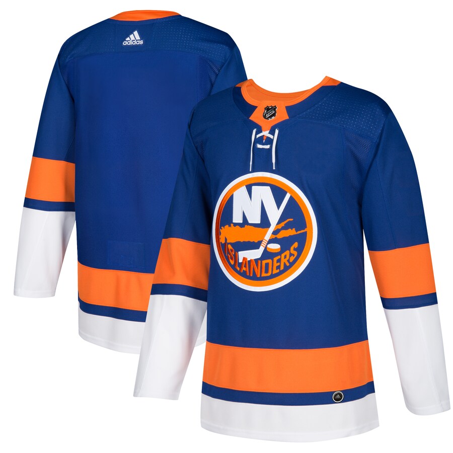 Men's New York Islanders adidas Royal Home Authentic Blank Jersey