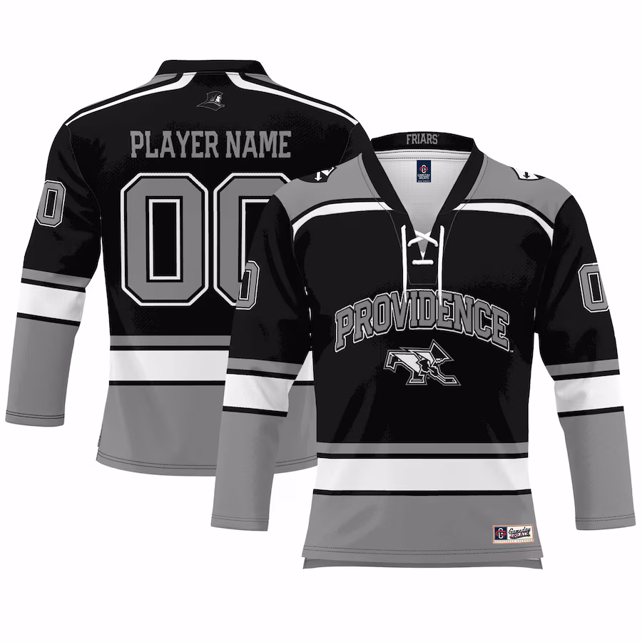 Providence Friars GameDay Greats Youth NIL Pick-A-Player Women's Ice Hockey Jersey - Black