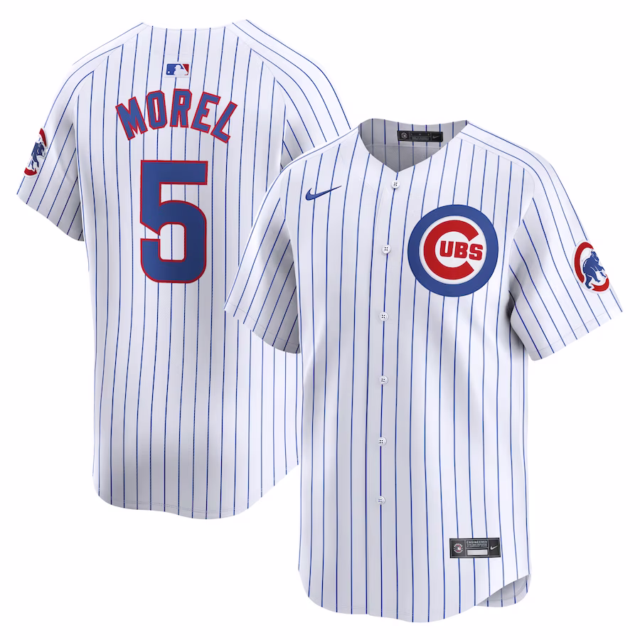 Men's Chicago Cubs Christopher Morel Nike White Home Limited Player Jersey