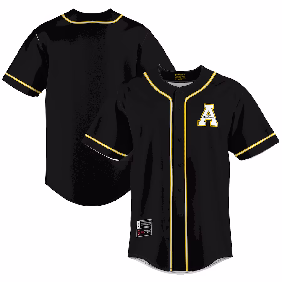 Appalachian State Mountaineers GameDay Greats  Lightweight Baseball Jersey - Gold