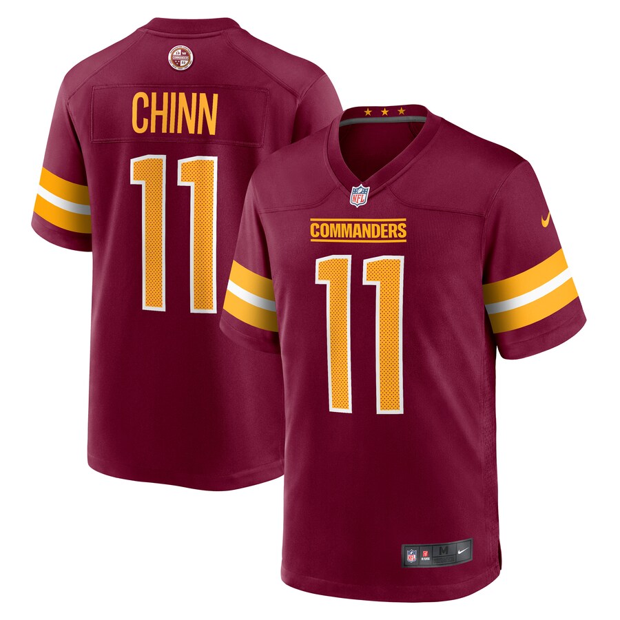 Men's Washington Commanders Jeremy Chinn Nike  Burgundy Game Jersey