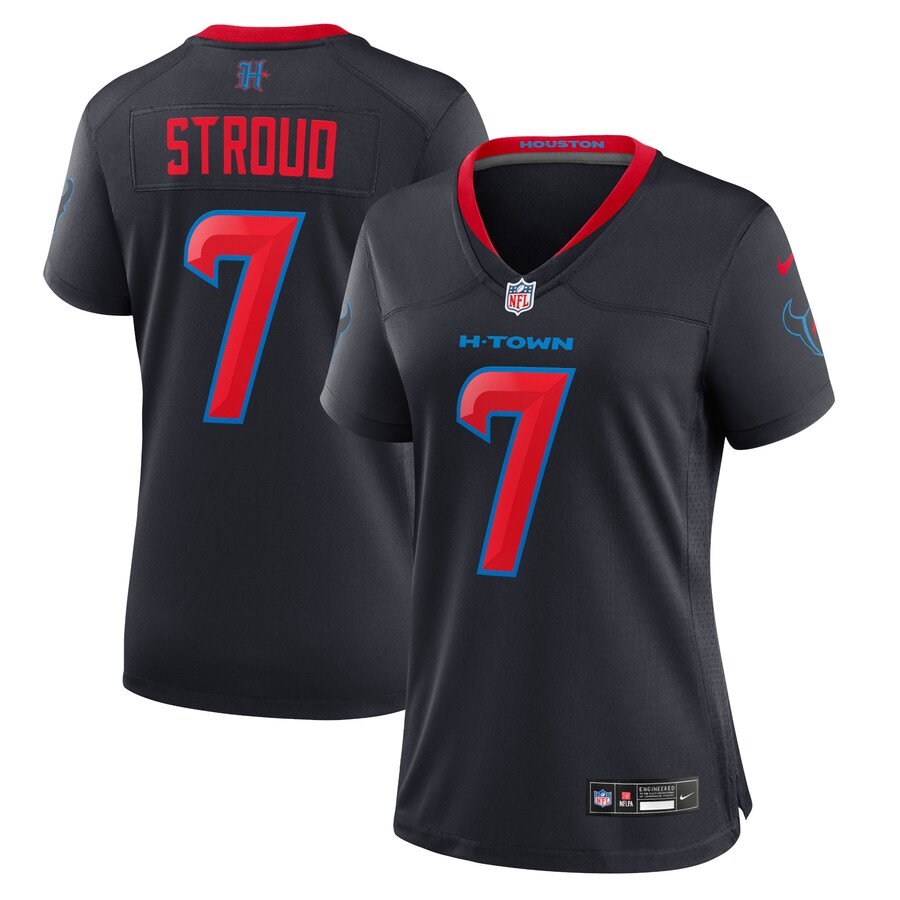 Men's Houston Texans C.J. Stroud Nike Navy Alternate Game Jersey
