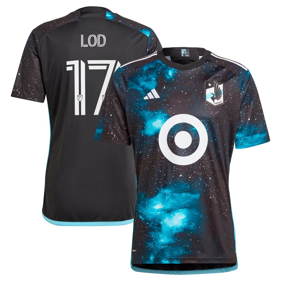 Men's Minnesota United FC Robin Lod adidas Black 2024 Starry Night Replica Player Jersey