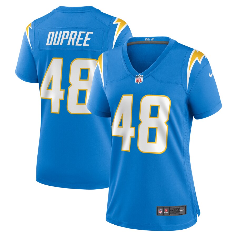 Women's Los Angeles Chargers Bud Dupree Nike  Powder Blue Team Game Jersey