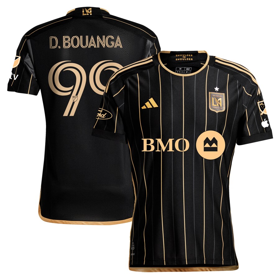 Men's LAFC Denis Bouanga adidas Black 2024 Primary Authentic Player Jersey