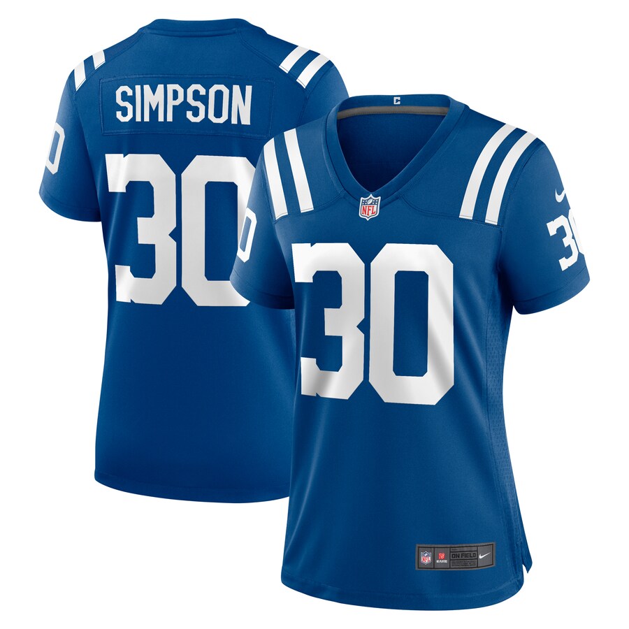 Women's Indianapolis Colts Jaylin Simpson Nike  Royal Game Jersey