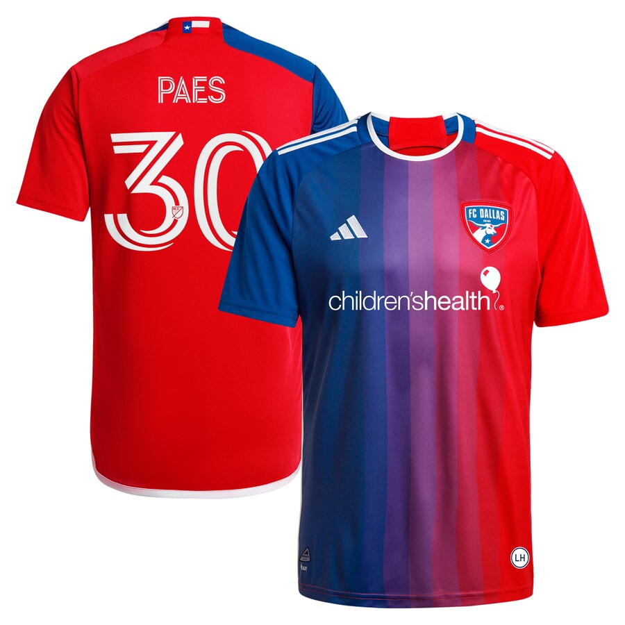 Men's FC Dallas Maarten Paes adidas Navy 2024 After Burner Replica Player Jersey
