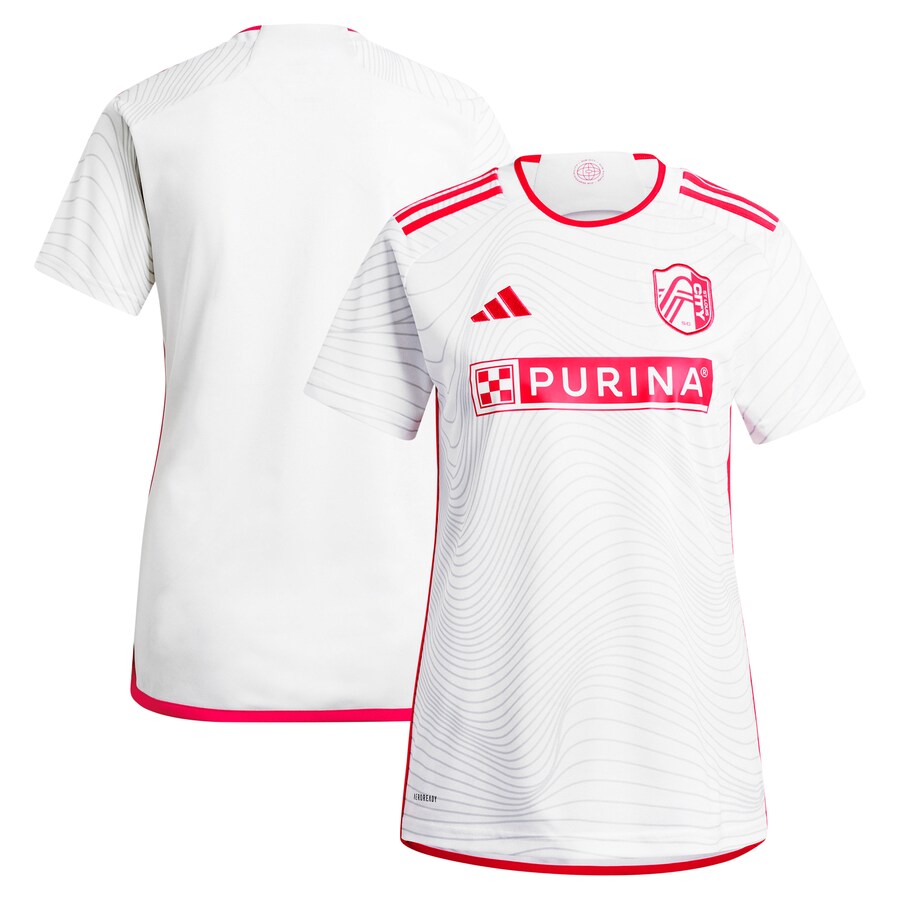Women's St. Louis City SC  adidas White 2024 The Confluence Kit Replica Jersey