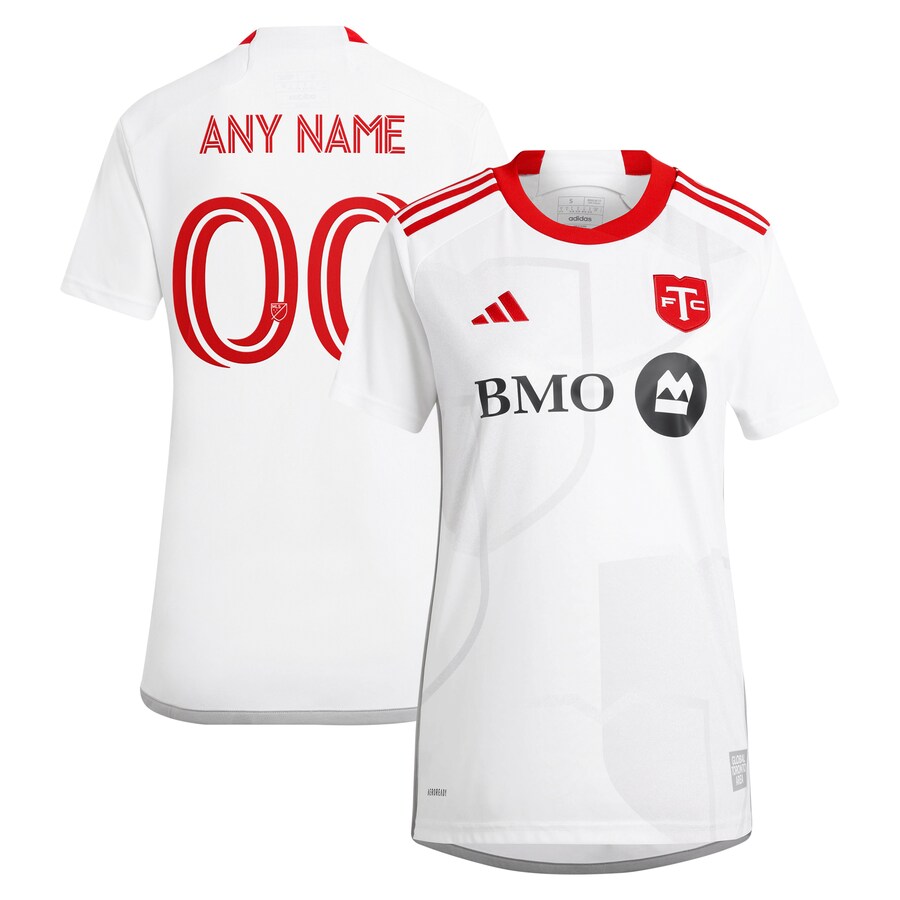 Women's Toronto FC  adidas White 2024 GTA Kit Replica Custom Jersey