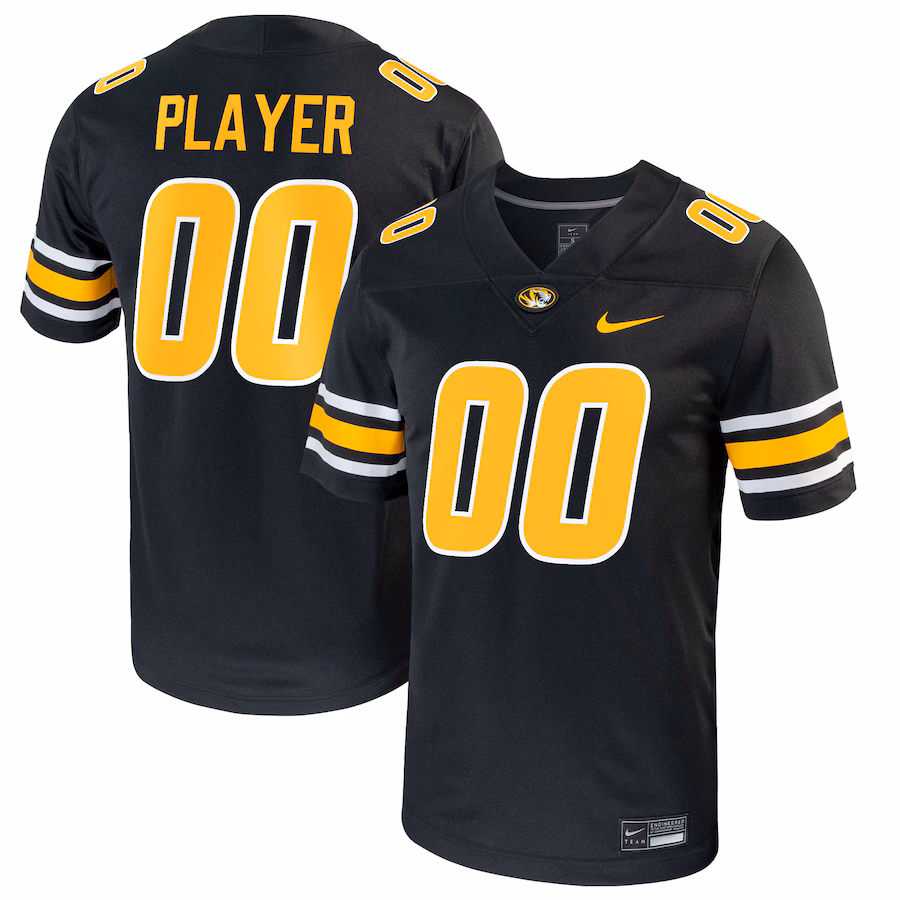 Missouri Tigers Nike Pick-A-Player NIL Replica Football Jersey - Black