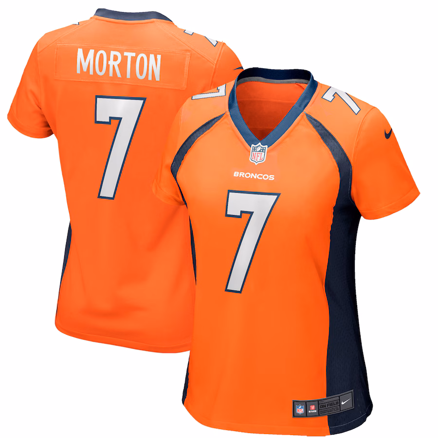 Women's Denver Broncos Craig Morton Nike Orange Game Retired Player Jersey