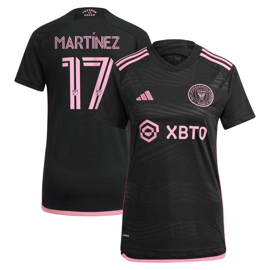 Women's Inter Miami CF Josef Martinez adidas Black 2023 La Noche Replica Player Jersey