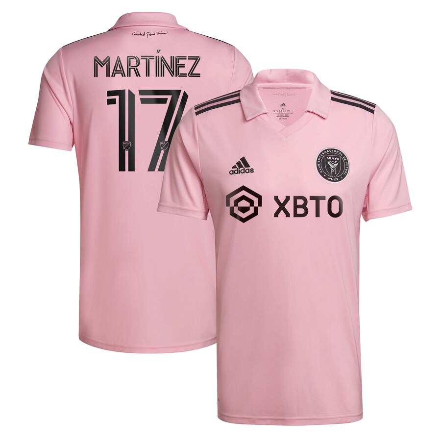 Men's Inter Miami CF Josef Martínez adidas Pink 2022 The Heart Beat Kit Replica Player Jersey