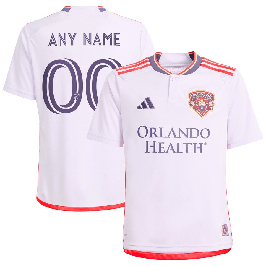 Youth Orlando City SC  adidas Purple 2024 Legacy Kit Replica Custom Jersey