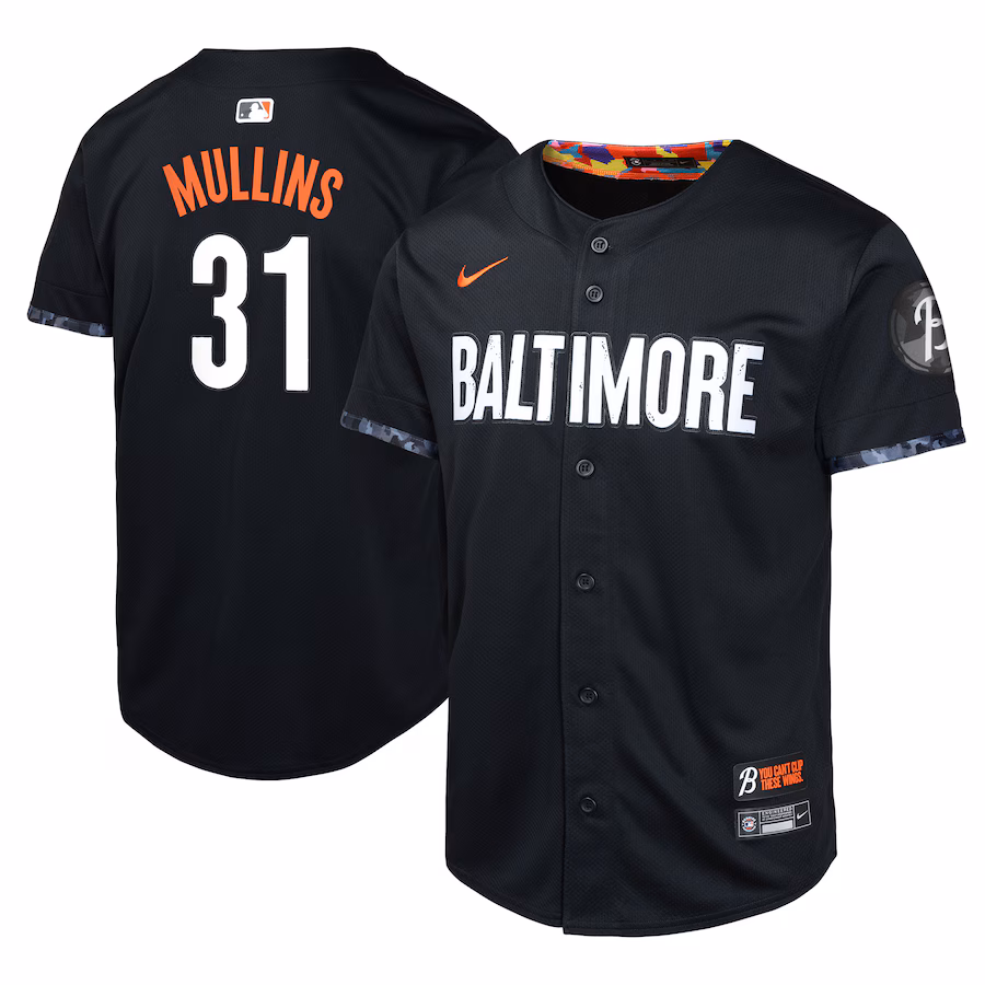 Youth Baltimore Orioles Cedric Mullins Nike Black City Connect Limited Player Jersey