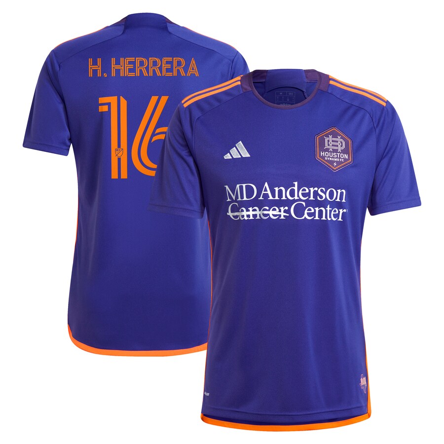Men's Houston Dynamo FC Héctor Herrera adidas Purple 2024 Still Holdin' Replica Player Jersey