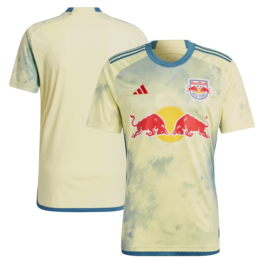 Men's New York Red Bulls adidas Yellow 2023 Daniel Patrick Kit Replica Jersey