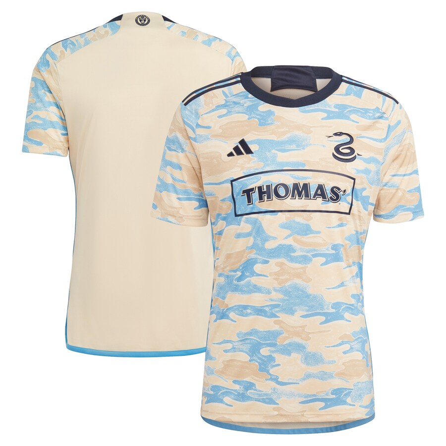 Men's Philadelphia Union adidas Tan 2023 For Philly Replica Jersey