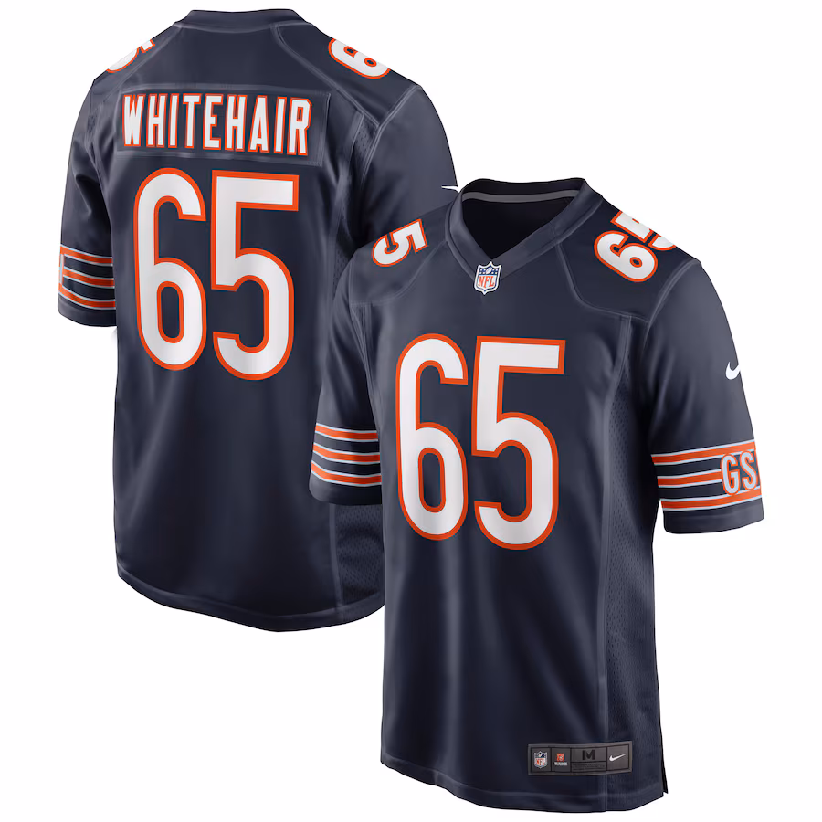 Men's Chicago Bears Cody Whitehair Nike Navy Game Jersey