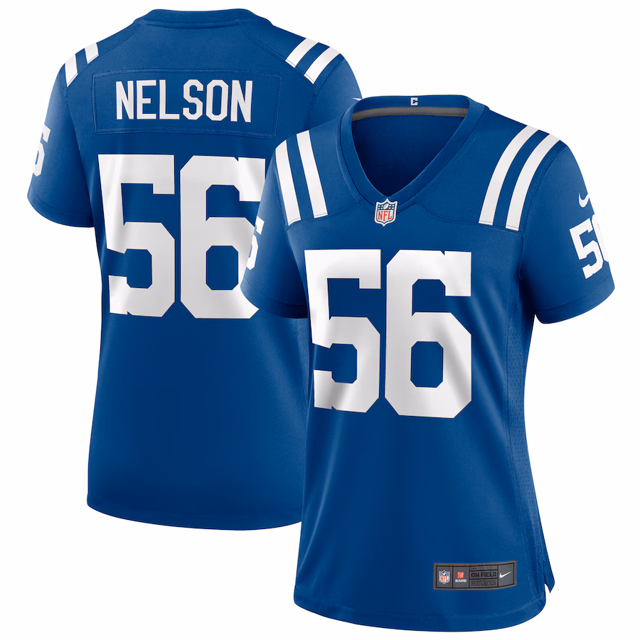 Women's Indianapolis Colts Quenton Nelson Nike Royal Player Game Jersey