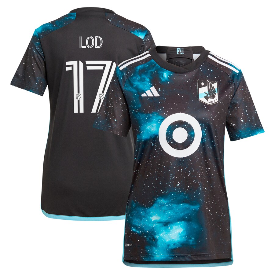 Women's Minnesota United FC Robin Lod adidas Black 2024 Starry Night Replica Player Jersey