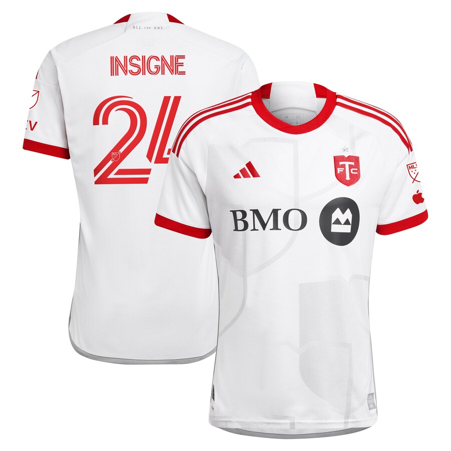 Men's Toronto FC Lorenzo Insigne adidas White 2024 GTA Kit Authentic Player Jersey