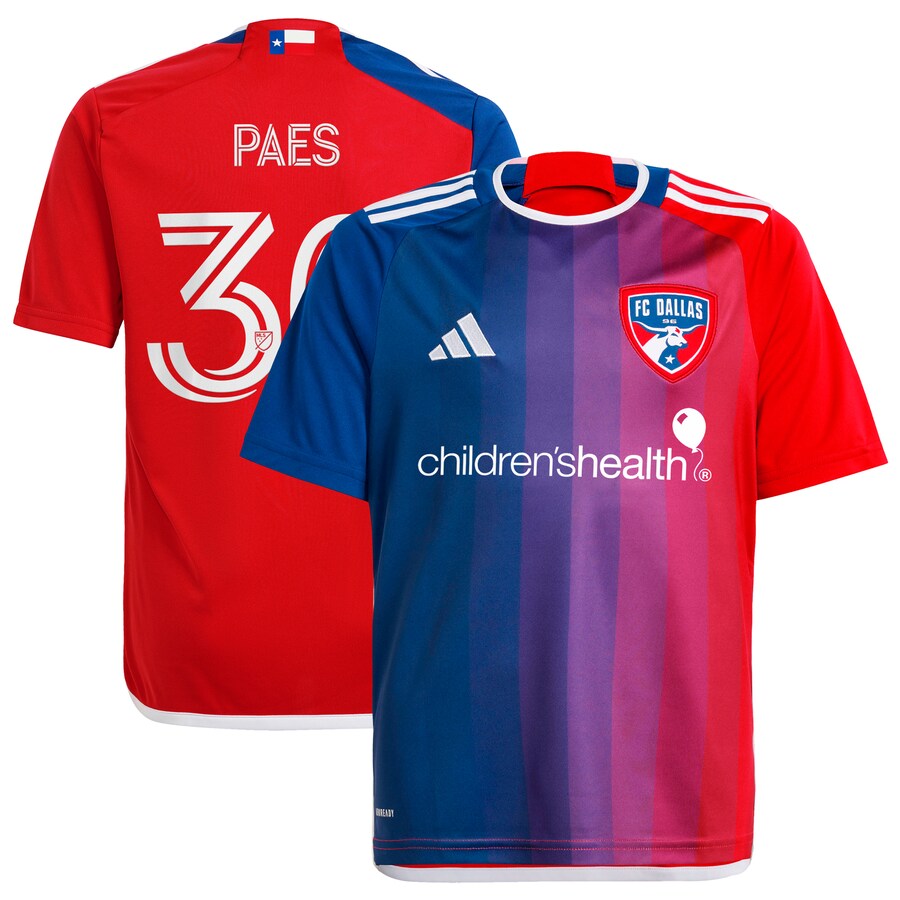 Youth FC Dallas Maarten Paes adidas Navy 2024 After Burner Replica Player Jersey