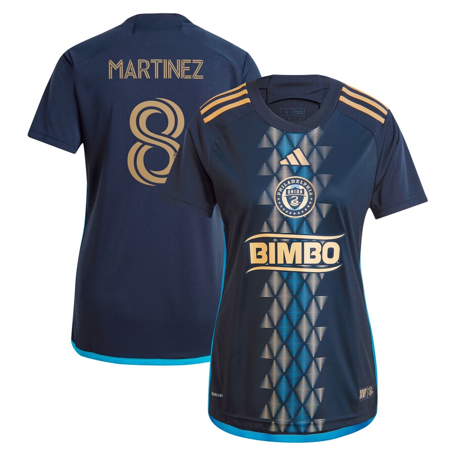 Women's Philadelphia Union Jose Martinez adidas Navy 2024 The XV Kit Replica Player Jersey