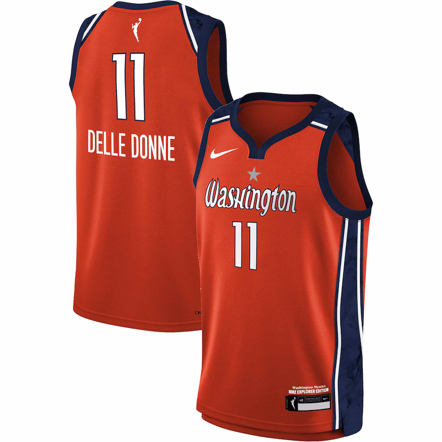 Youth Washington Mystics Elena Delle Donne Nike Red 2021 Explorer Edition Victory Player Jersey