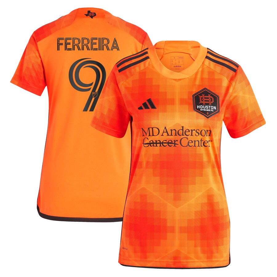 Women's Houston Dynamo FC Sebastián Ferreira adidas Orange 2023 El Sol Replica Jersey