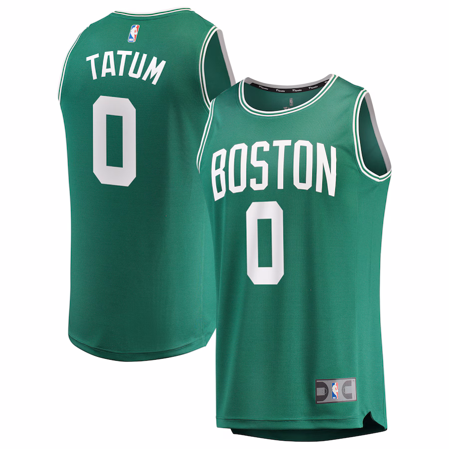 Youth Boston Celtics Jayson Tatum Fanatics Kelly Green Fast Break Player Jersey - Icon Edition